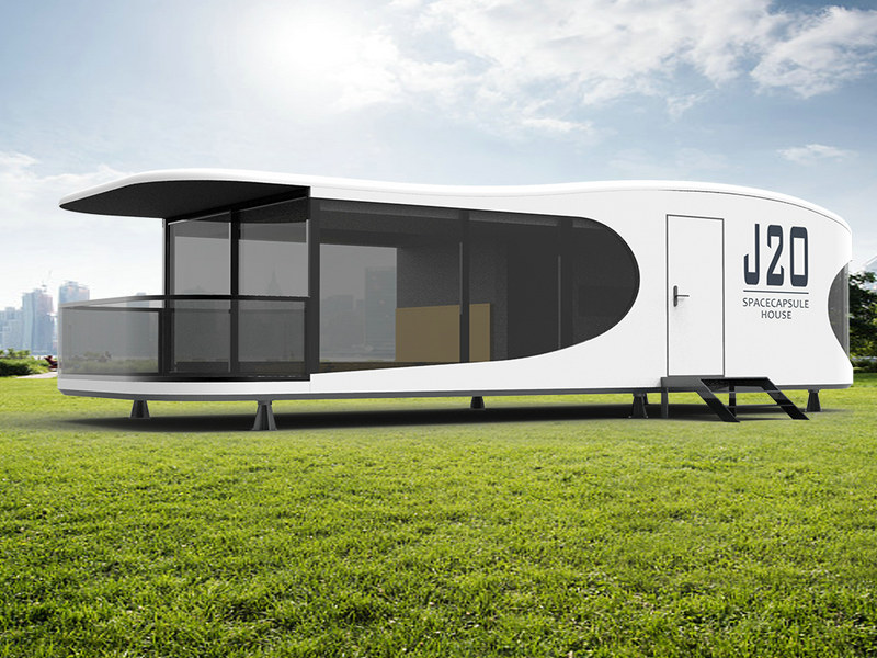 Panoramic Sustainable Micro-Living Capsule Spaces systems for large families from Jordan