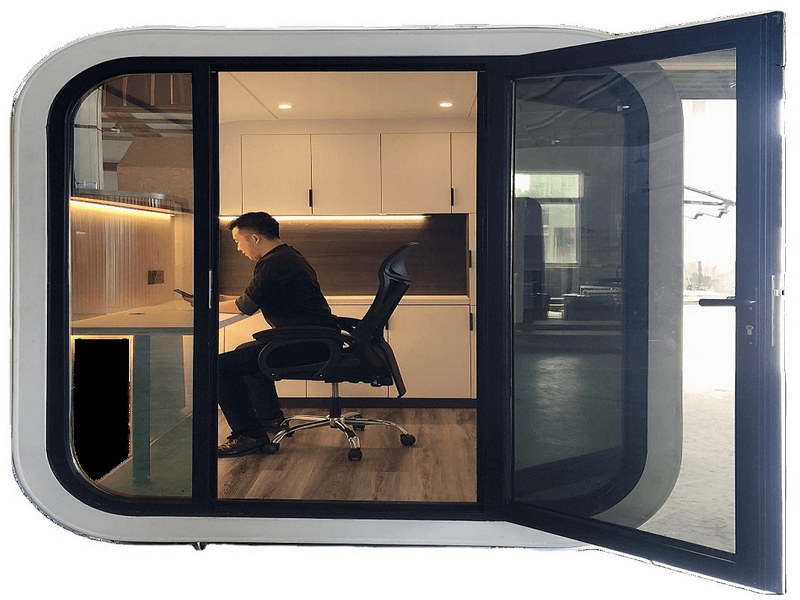Sustainable Self-contained Futuristic Pod Living for family living accessories