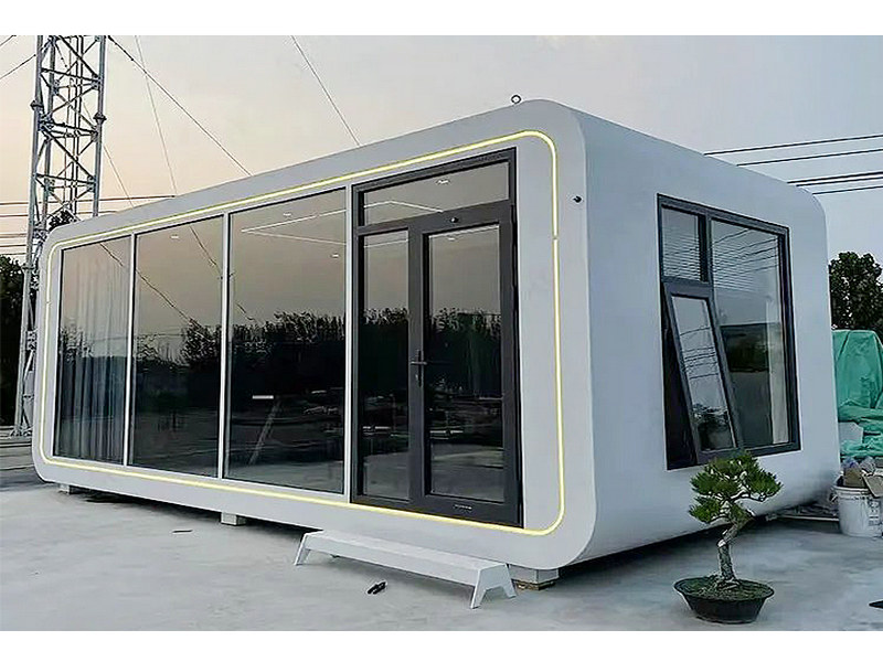 Warrantied 3 bedroom shipping container homes plans with skylights upgrades