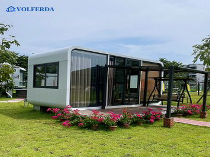 Versatile Expandable container homes with British colonial accents in Switzerland