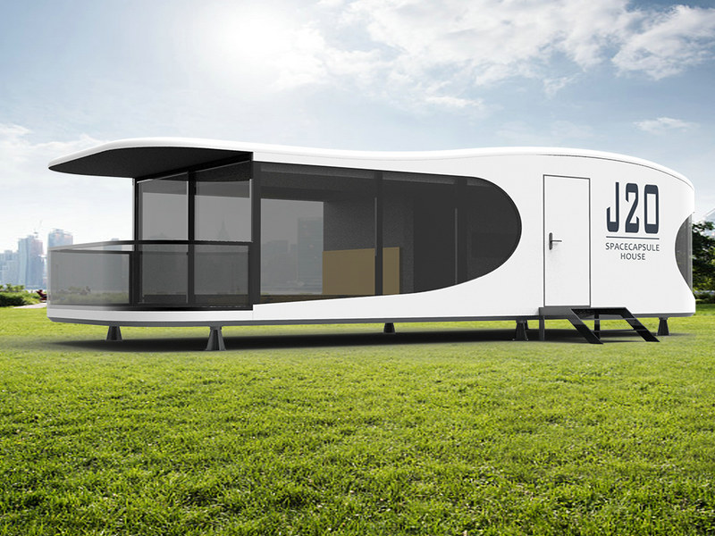 Panoramic High-tech Portable Pod Houses layouts with legal services from South Africa