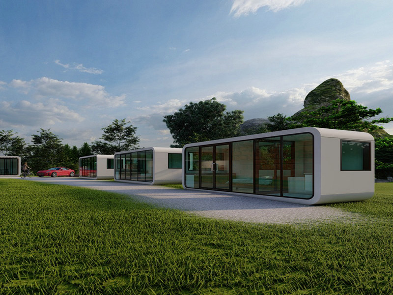 Warrantied capsule houses efficiencies for single professionals from Liechtenstein