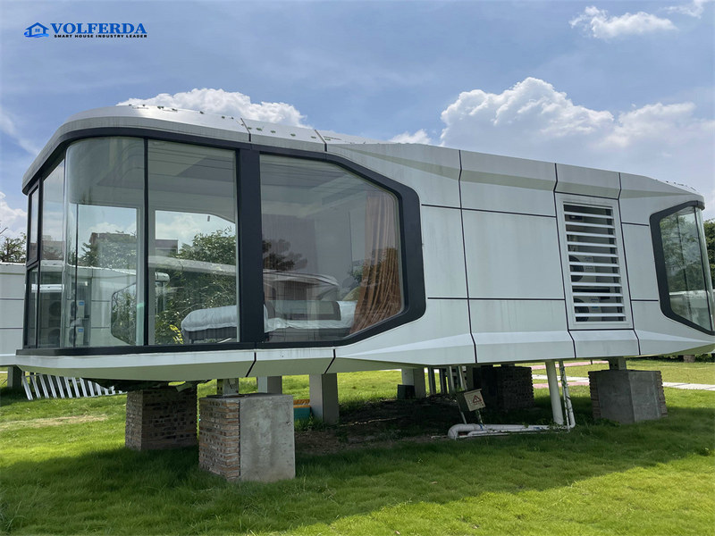 Luxury Expandable capsule house price with zero waste solutions customizations