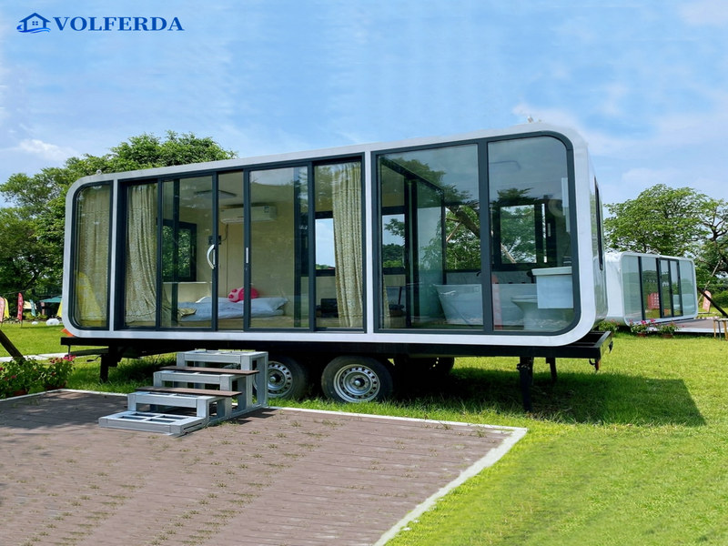 Eco-Modern tiny homes shipping container categories with high-speed internet from Tunisia