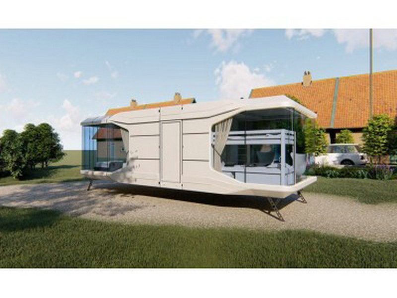 Eco-Friendly Spacious 3 bedroom tiny house savings with solar panels