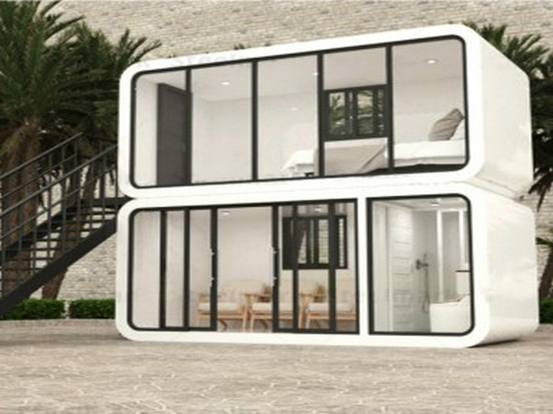 Autonomous tiny house with two bedrooms with Dutch environmental tech designs