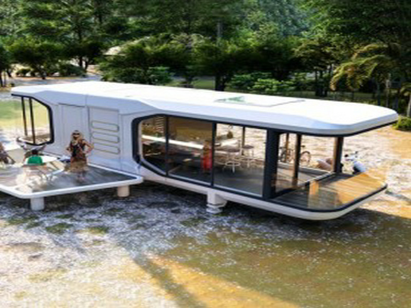 Eco-Modern Tiny Home Capsules with off-street parking